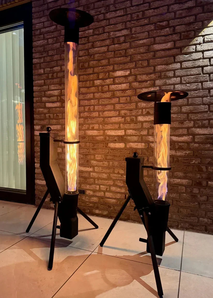 La magia di una stufa a pellet da esterno