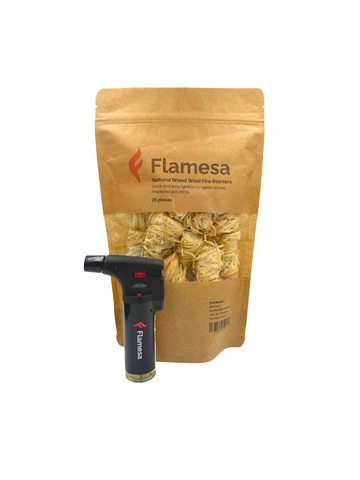 Set accensione fuoco Flamesa per stufe a pellet