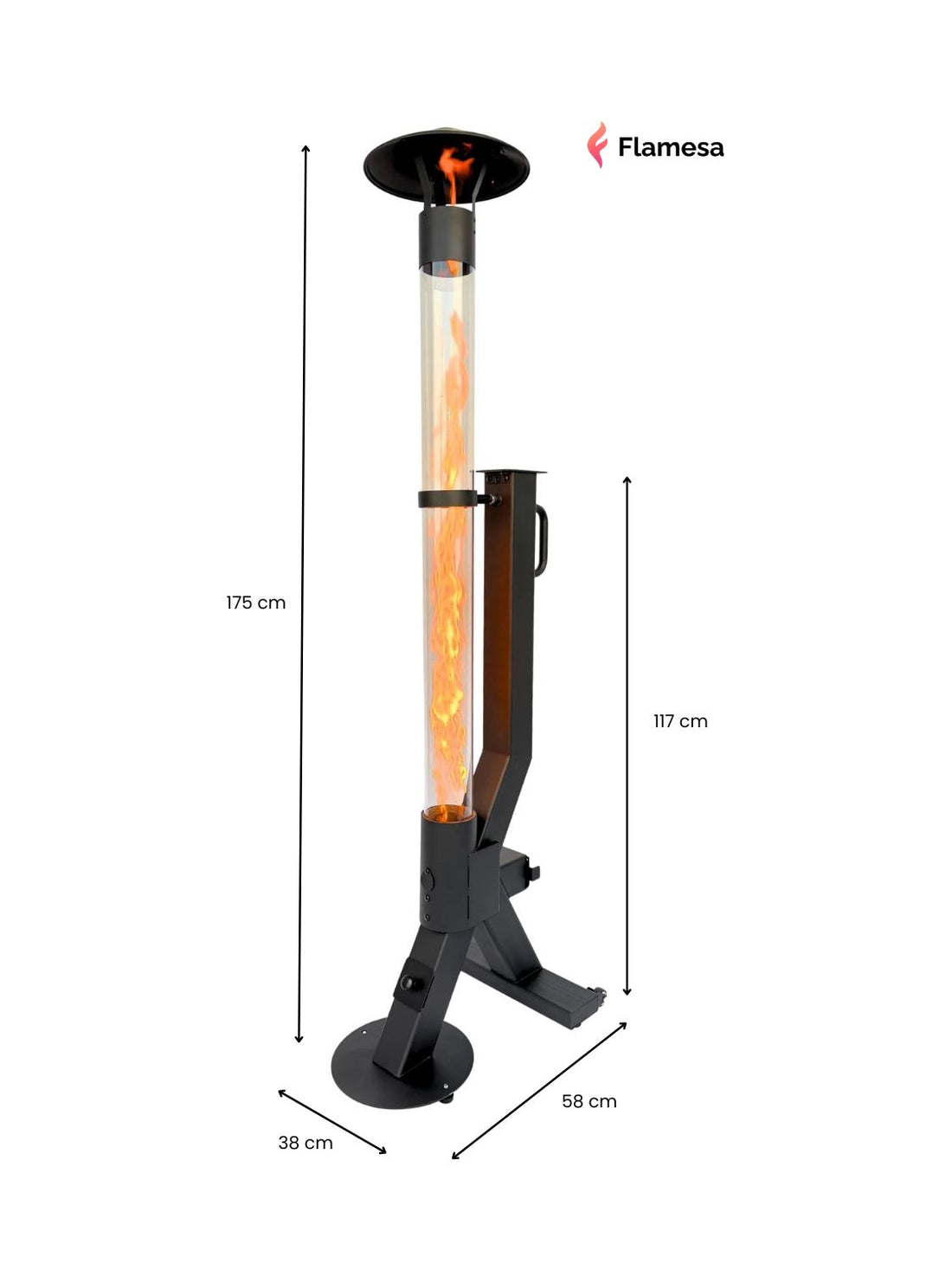 Kit completo per stufa a pellet – Flamesa® Flare – Kit completo con accessori