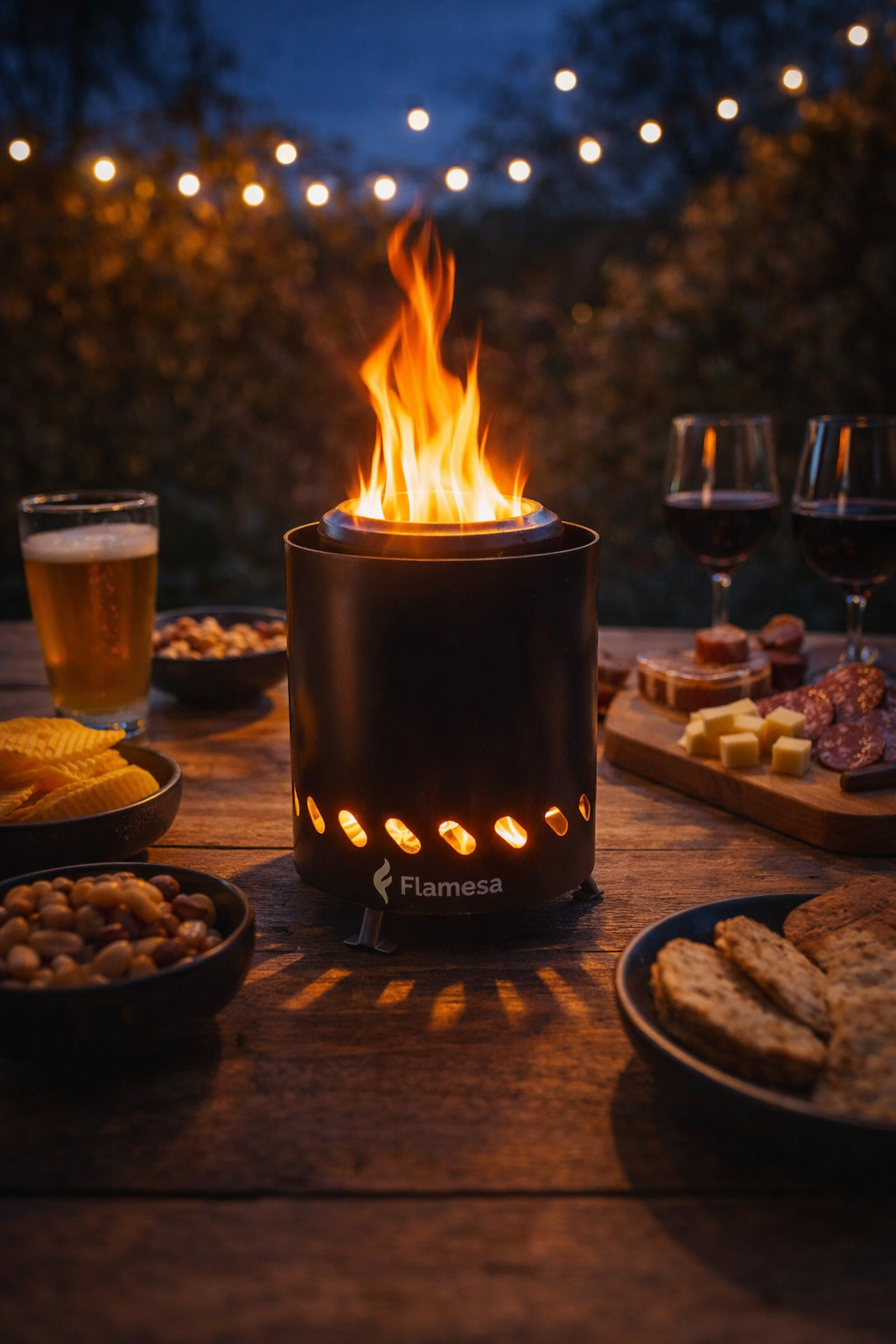 stufa a pellet giardino – foto ambientale