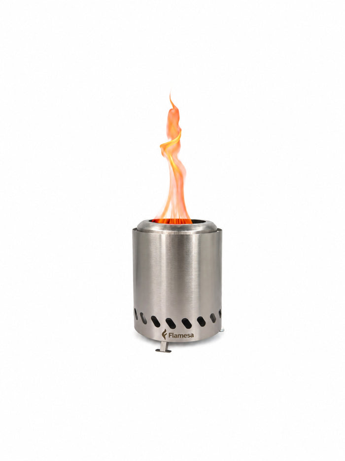 Flamesa® Vulcan – Braciere a pellet da tavolo per esterno